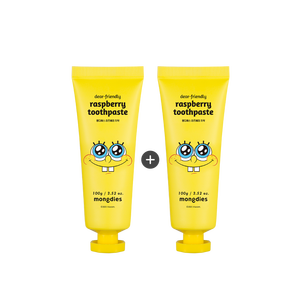 SpongeBob lampone bambino dentifricio 100g confezione di 2 dentifrici per neonati - Product Image 1