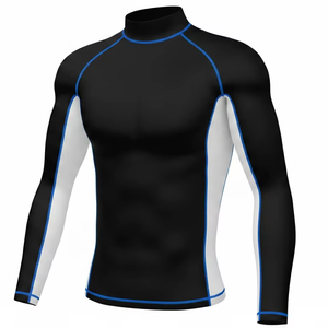 Fabricant OEM de vêtements de sport, rashguard à manches longues en sublimation 3D, rashguard MMA pour hommes, respirant - Product Image 1