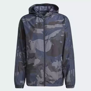 Premium Quality OEM Service Unisex Hooded <b>Canvas</b> Zipper Plus Size Waterproof Windbreaker Jackets Low Price Front Logo - Product Image 1