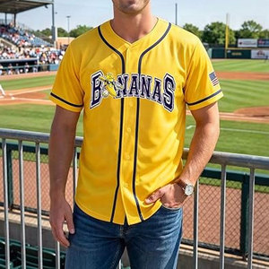 Baseball <b>Button</b> <b>Up</b> <b>Shirt</b> for Men Player T <b>Shirt</b> Tops <b>Short</b> <b>Sleeve</b> Baseball Jersey Casual Sportswear Custom Printed Team Uniform - Product Image 5