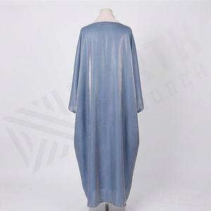 Nouvelle Robe Abaya Musulmane pour Femmes, Design Manches Chauve-Souris, Couleur Personnalisée, Vêtement Élégant pour l'Aïd, Mode 2025 - Product Image 2