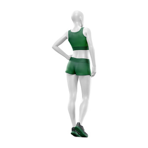 Custom Women's Sports Ribbed Yoga Set Shockproof Bra High Elastic Waist Letter Pattern Shorts 2 piece Breathable Yoga Wear - Product Image 3
