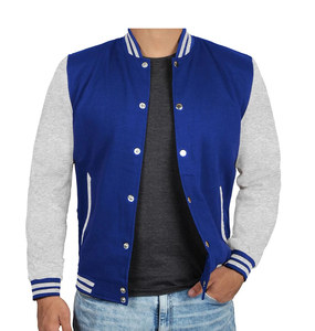 OEM Customizable Men's 100% <b>Fleece</b> Chenille Embroidery Baseball Letterman Varsity Jacket Winter Reversible Hooded High Street - Product Image 5