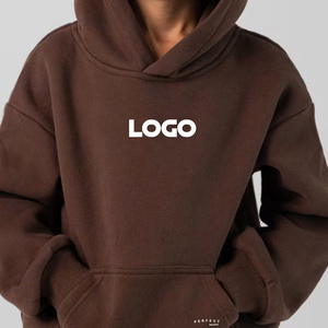 Collection 2026 – Ensembles de vêtements personnalisés pour enfants – Ensemble sweat à capuche et pantalon de jogging marron 100 % coton – Tenues décontractées pour enfants - Product Image 2