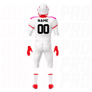 เสื้อฟุตบอลอเมริกันแบบซับลิเมชั่นสั่งทำพิเศษ ชุดทีมคุณภาพพรีเมียม อุปกรณ์นักกีฬาแบบปรับแต่งได้  ย้อมสีแบบซับลิเมชั่นเต็มตัว - Product Image 4