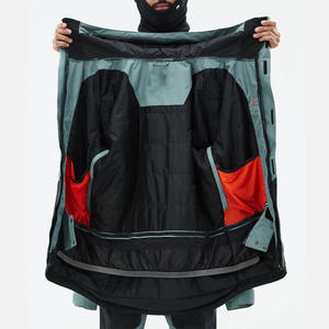 Veste de ski imperméable pour homme, veste de snowboard chaude et coupe-vent pour l'hiver, veste de ski de montagne à capuche thermique pour les sports de plein air et l'entraînement - Product Image 2