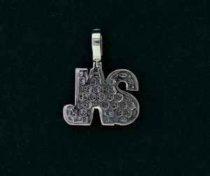 Colgante de Plata 925 con Moissanita VVS, Joyería Hip Hop Iced Out, Colgante Personalizado con Letra o Nombre para Hombre - Product Image 4