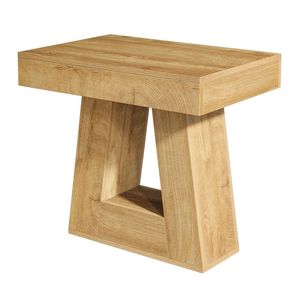 Modern Trapezoidal Base <b>Side</b> <b>Table</b> Contemporary Nightstand or <b>Sofa</b> <b>Table</b> with Stylish Tea <b>Table</b> Design - Product Image 6
