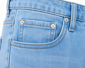 Jeans en denim premium pour homme, coupe slim, extensible, respirant, léger, taille mi-haute, style vintage, streetwear, décontracté, été, automne, hiver - Product Image 5