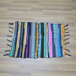 Alfombrillas recicladas de cuero de la mejor calidad, venta al por mayor, textil para el hogar, alfombra Chindi de algodón, alfombras bohemias para corredor de cocina, decoración de interiores - Product Image 6