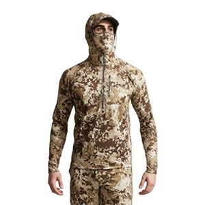 Sweat à capuche et chemise de camouflage légers 100 % polyester à séchage rapide pour la chasse et la pêche - Product Image 1