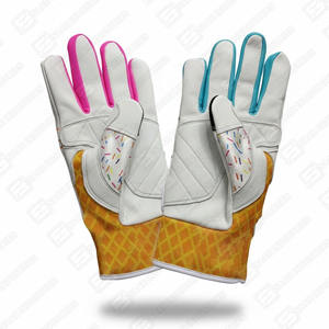 Gants de frappe de baseball professionnels en cuir de vache, logo et design personnalisés pour l'entraînement au baseball/softball, tailles personnalisées - Product Image 5