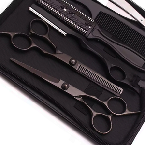 Juego de Tijeras Profesionales para Corte de Cabello de 6.7 Pulgadas, Tijeras de Entresacar de Acero Inoxidable, Herramienta de Estilismo para Barbería y Peluquería - Product Image 3