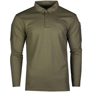 Chemises polo à manches longues sur mesure fabriquées aux États-Unis, chemises polo pour hommes, tissu en coton de haute qualité, logo OEM, fournisseur en gros, vêtements décontractés élégants - Product Image 3