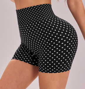Shorts Deportivos de Cintura Alta para Mujer, Bordados, Sin Costuras, Elásticos, para Entrenamiento, Running, Gimnasio, Ciclismo - Product Image 5