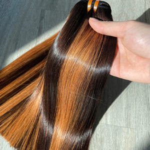 Extensiones de Cabello Humano Vietnamita 100% Remy, Doble Trama a Máquina, Color Piano Liso, Alta Calidad, Precio al por Mayor - Product Image 4