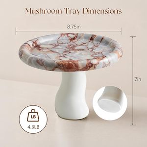 Plateau décoratif en marbre, vente directe d'usine, pour table basse, décoration de salon et intérieur moderne. - Product Image 2