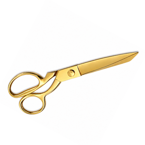 Ciseaux de tailleur OEM en acier inoxydable doré multi-usages à bord lisse avec poignée métallique pour la découpe de tissus (qualité DIY) - Product Image 5