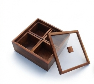 Rectangle Wooden Jewelry Box Carved Keepsake Storage <b>Case</b> Lid Decorative <b>Vanity</b> Organizer Gift Box Handcrafted Table Top - Product Image 2