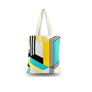 Nouveauté : Sac fourre-tout en toile à longue poignée, motif personnalisé, fermeture éclair, prix compétitif, sac de shopping promotionnel réutilisable - Product Image 1