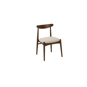ARTERRA Handmade Teak Wood Midcentury Modern <b>Dining</b> Table <b>Set</b> <b>4</b> Solid Back <b>Chairs</b> Durable Eco-Friendly Restaurant Home Furniture - Product Image 3