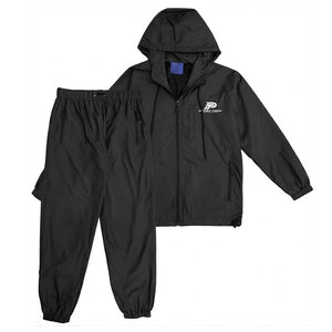 Breathable Lightweight <b>Winter</b> Casual Hooded <b>Running</b> Sportswear Men Windbreaker Tracksuit Full Zip <b>Jacket</b> and Matching Pants Set - Product Image 1