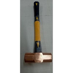 Martillo de Cobre de 2 KG, Confiable, Antichispas, con Mango de Fibra de Vidrio, para Uso Industrial - Product Image 4