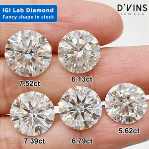 Diamant de laboratoire rempli en gros 1,09 ct E VS2 taille brillant couleur D origine Surat HPHT CVD Diamants en vrac D'VINS JEWELS - Product Image 3