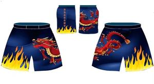 Pantalones Cortos de Boxeo MMA BJJ de Corte Alto Unisex con Logotipo Personalizado por Sublimación, Pantalones Cortos de Lucha Sin Gi para UFC, Entrenamiento de Kickboxing y Grappling, Cómodos - Product Image 3
