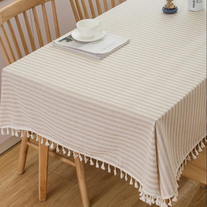 Nappe de table 100 % coton qualité hôtelière avec serviettes – Vente en gros usine OEM de linge de table pour restaurants - Product Image 6