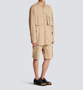 Nouvelle veste en toile imperméable tendance pour homme, style urbain, avec poches sur la poitrine, col rabattable, séchage rapide, respirante et écologique - Product Image 2
