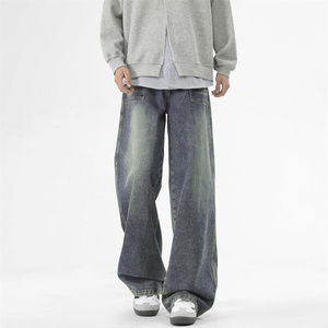 Pantalones Vaqueros Rectos de Hombre con Degradado Sólido Personalizables, los Más Vendidos, de Invierno, Lavados, de Mezclilla, Casuales, de Moda, de Alta Calidad, ODM - Product Image 3