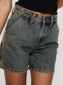Bulk <b>Women</b> <b>Jean</b> Shorts Vintage Inspired Denim Shorts Washed Blue <b>Jean</b> Shorts Custom Logo Low MOQ - Product Image 6
