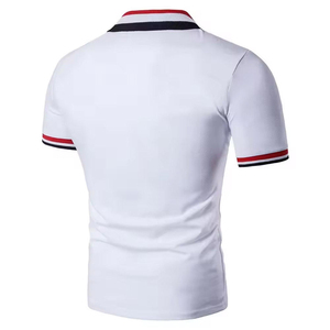 เสื้อเชิ้ตผู้ชายสไตล์สปอร์ตสีพื้นสำหรับฤดูร้อน ผ้าแคนวาสระบายอากาศ ชุดกีฬา สไตล์เทนนิสคลับ แขนสั้น ปรับแต่งได้ - Product Image 2
