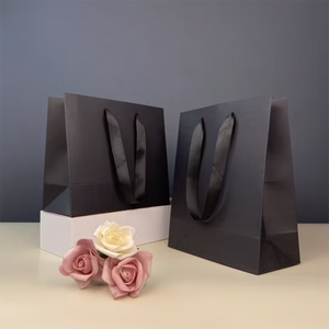 Sac cadeau en papier personnalisé avec poignées sac en papier sacs de remerciement pour Boutique Personalizadas Bolsas De Papel Kraft Al Por Mayor - Product Image 4