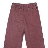 Pantalon décontracté pour femme, coupe mi-ample, couleur unie, jambe large, lavable, avec cordon de serrage, pour usage quotidien, durable