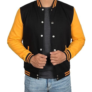 เสื้อแจ็คเก็ตเบสบอลแบบสั่งทำพิเศษสำหรับผู้ชาย รุ่น Voristy - Product Image 2