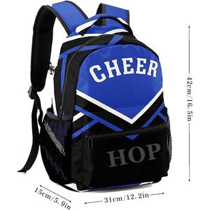 2026 Waterproof Durable Stitching Professional Finishing Glitter Cheerleading Bags Personalized OEM Cheerleaders <b>Backpack</b> Bag - Product Image 4