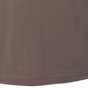 T-shirt homme marron uni à col rond et manches courtes en coton doux, décontracté, basique, léger, respirant, pour l'été, usage quotidien, personnalisable - Product Image 5