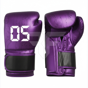 Gants de boxe en cuir en gros, best-seller, haute qualité, sur mesure, conception OEM, gants de sparring anti-humidité - Product Image 2