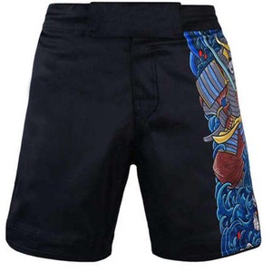 2-in-1 BJJ MMA Fight <b>Shorts</b> with Built-in Compression Lining Four-Way Stretch for <b>Grappling</b> Boxing - Product Image 2