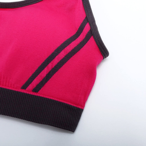 Sujetador deportivo para mujer, ligero, de tela elástica suave, transpirable, que absorbe la humedad, de secado rápido, con soporte, para uso diario. - Product Image 5