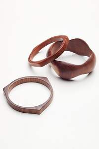 Bracelets en bois faits à la main, style élégant, finition lisse, imperméables, couleurs personnalisées, bijoux pour femmes, pour les fêtes, les mariages et les festivals - Product Image 2