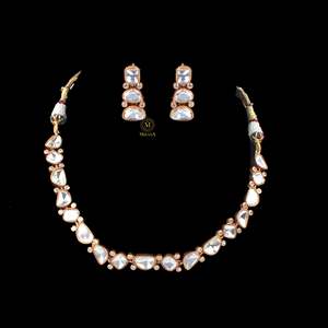 Veesha Moissanite Designer Choker Set-Fashion Jewelry - Product Image 2