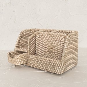 Office Stationery Organizer Rattan Pen Holder for Desk <b>Table</b> Wholesale Pencil Container Storage Boxes - Product Image 5