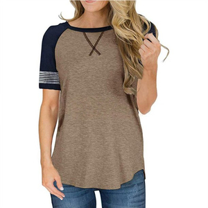 Women Casual Summer Printed Tee Shirt Breathable Cotton <b>Tops</b> Short Sleeve Lightweight Comfortable Apparel - Product Image 2