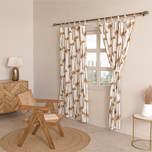 Rideau de porte en coton tissé solide avec un design élégant, translucide et écologique pour la maison et le bureau - Product Image 5