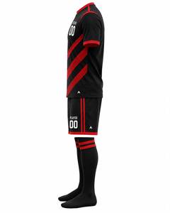 Tenue de football professionnelle, design personnalisé original, détails du joueur personnalisés, légère, respirante, 100% polyester, unisexe - Product Image 5
