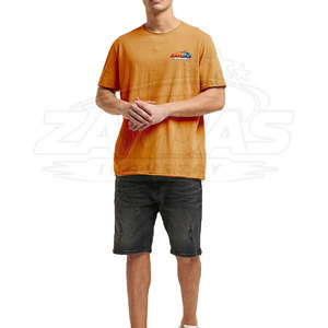 Camisetas de Manga Corta Transpirables de Alta Calidad Hechas a Medida para Hombre, 100% Algodón Orgánico, Servicios OEM Disponibles - Product Image 3