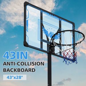 Support de basket-ball portable réglable de 4,74 à 10 pieds pour terrains intérieurs et extérieurs avec panier de basket portable - Product Image 2